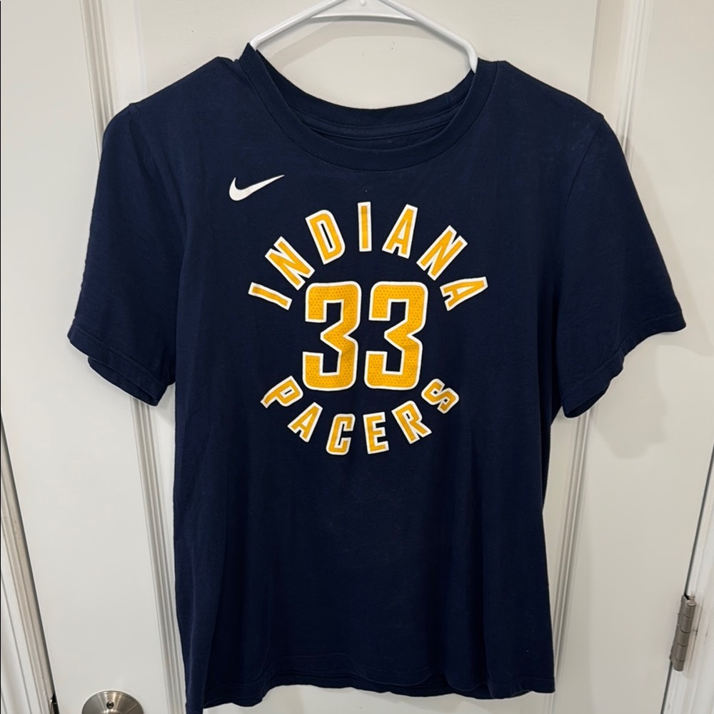 Nike Blue and Yellow Short Sleeve Tee